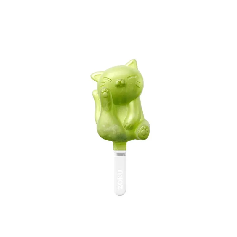 Zoku Rodriquez Cat & Dog Ice Pop Mold | Set of 9 | 5 x 12 x 1 inches